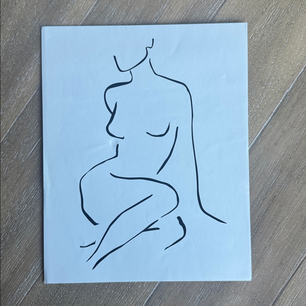 🖤Minimalist Line Art Print